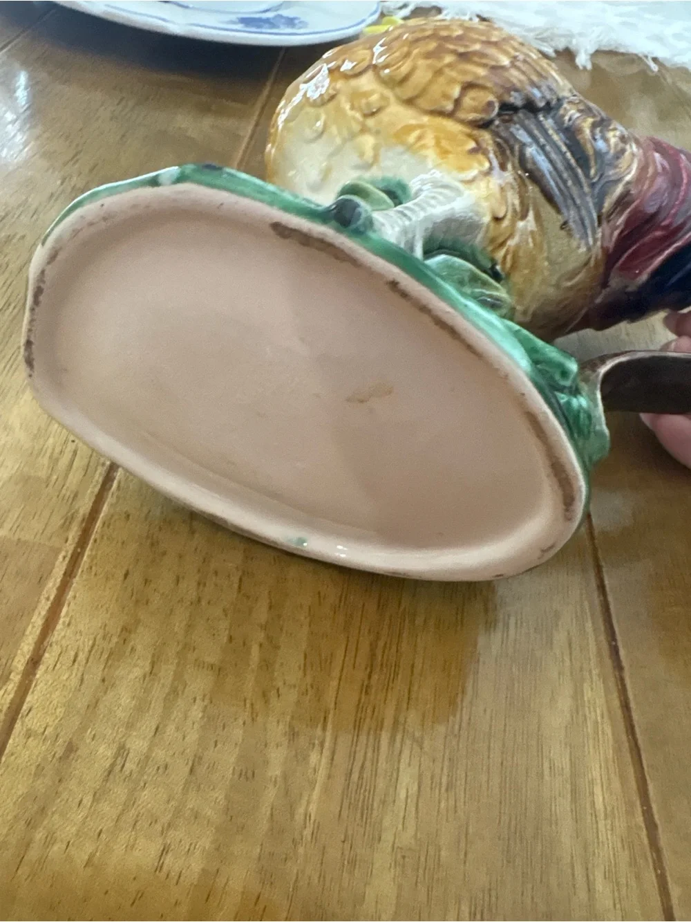 Vintage Ceramic Rooster Pitcher / Vase Farmhouse Country Decor